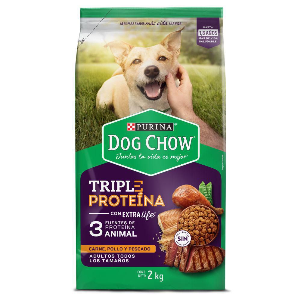Alimento Sin Colorantes PURINA DOG CHOW 2000  gr
