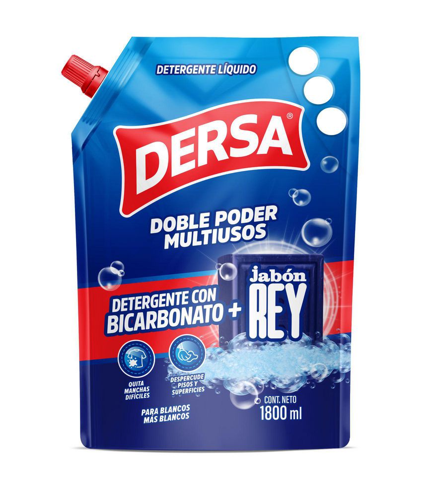 Detergente DERSA LIQUIDO REY BICARBONATO (1800 ml)