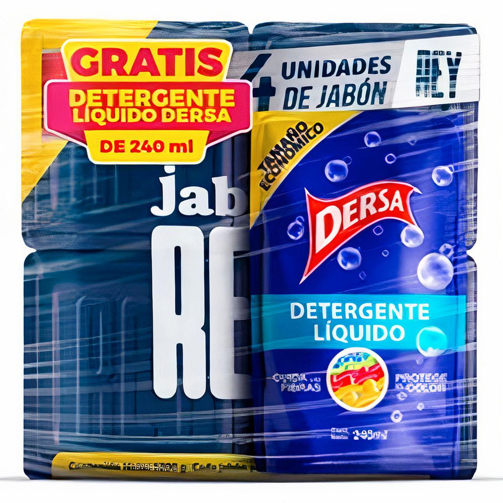 Jabón REY BARRA DETERGENTE LIQUIDO (5 UNIDAD)