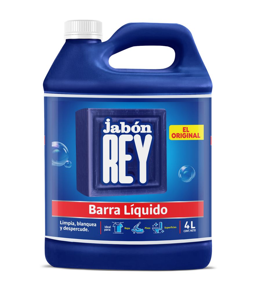 Jabon REY Barra Liquido Original (4000 ml)