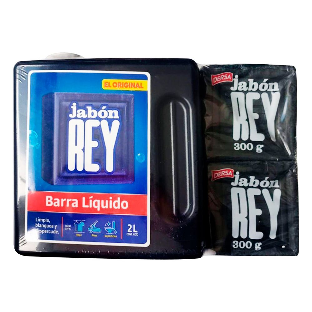 Jabon REY Barra Liquido Original 2Ltr (1 UNIDAD)