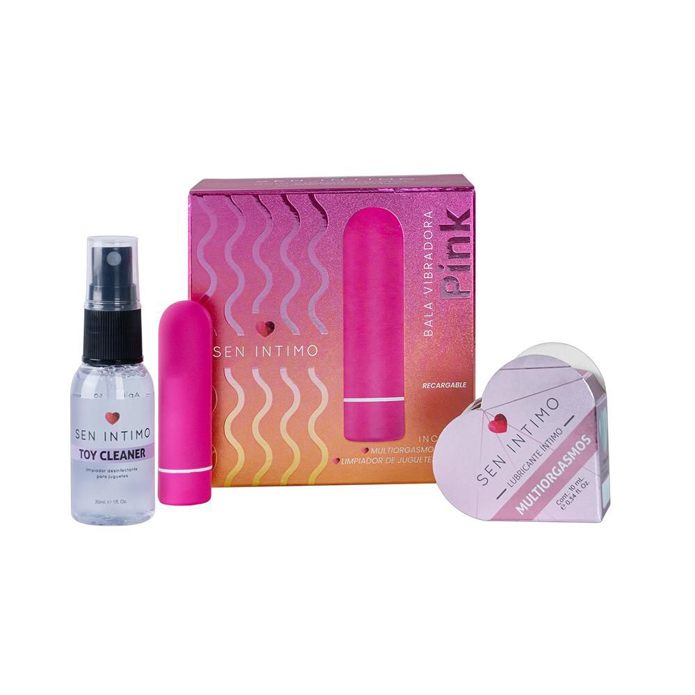 Kit Bala Vibrador Pink SEN INTIMO 7709558307250