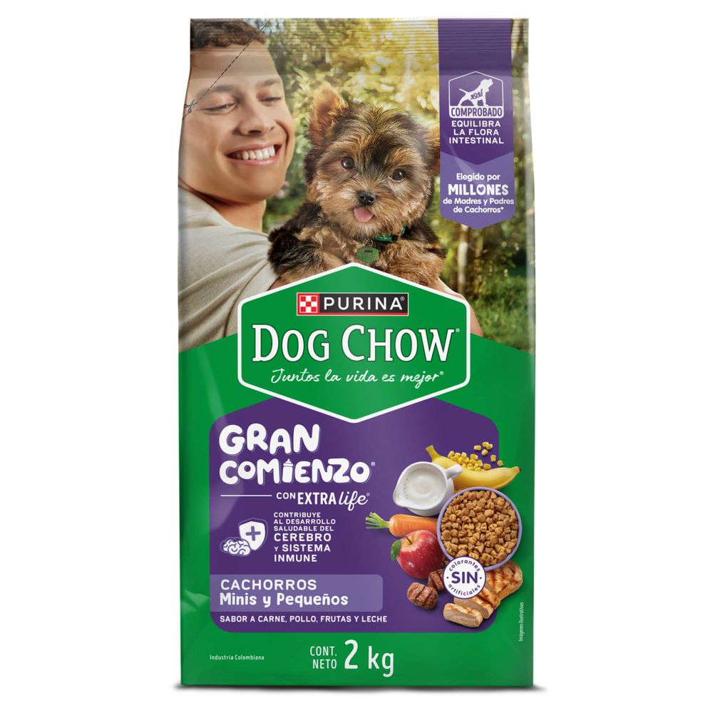 Alimento Perro Cachorros Minis Y Pequeños PURINA DOG CHOW 2000  gr