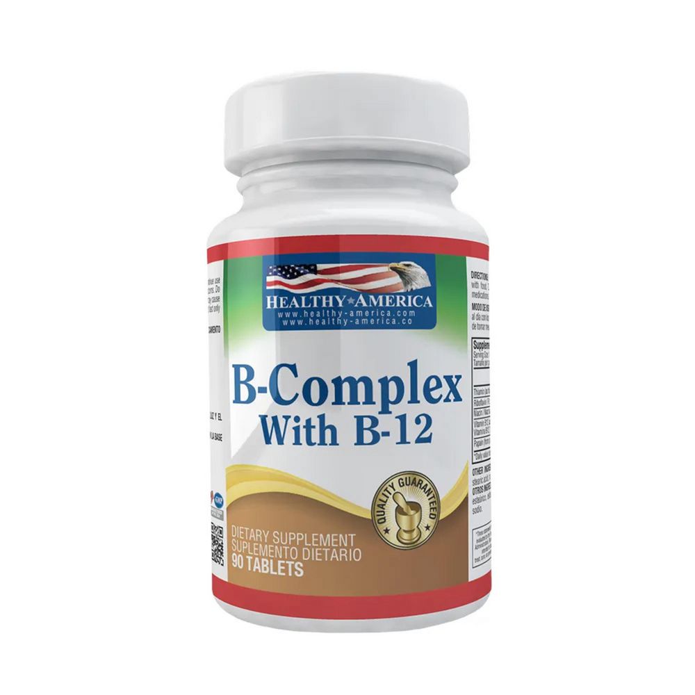 Suplemento Dietario HEALTHY AMERICA B COMPLEX WITH B12 (90 und)