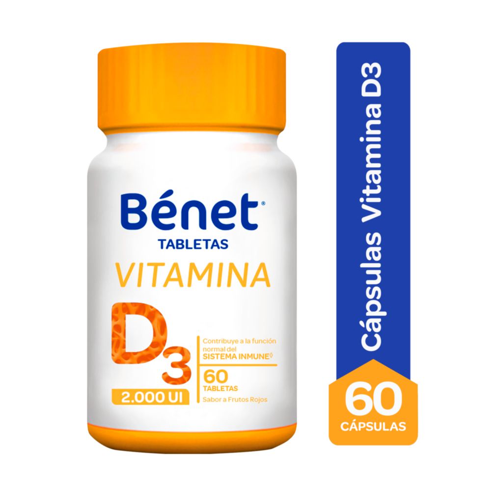 Vitaminas BENET D3 (60 und)