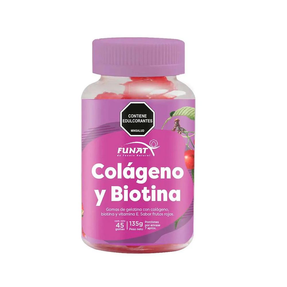 Gomas FUNAT Colageno y Biotina (135 gr)
