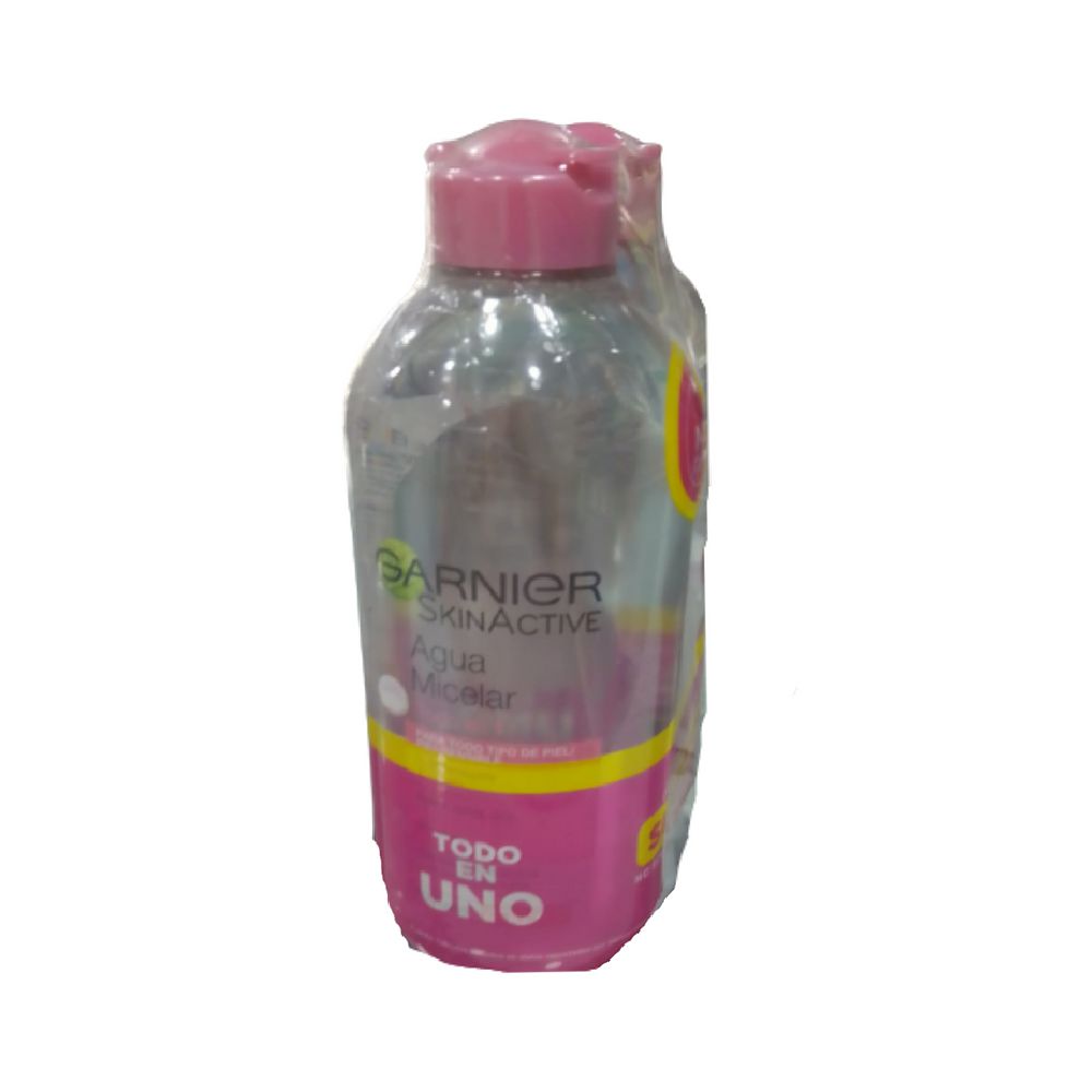 Agua micelar GARNIER SKIN ACTIVE Original todo en 1 x 2und (800 ml)
