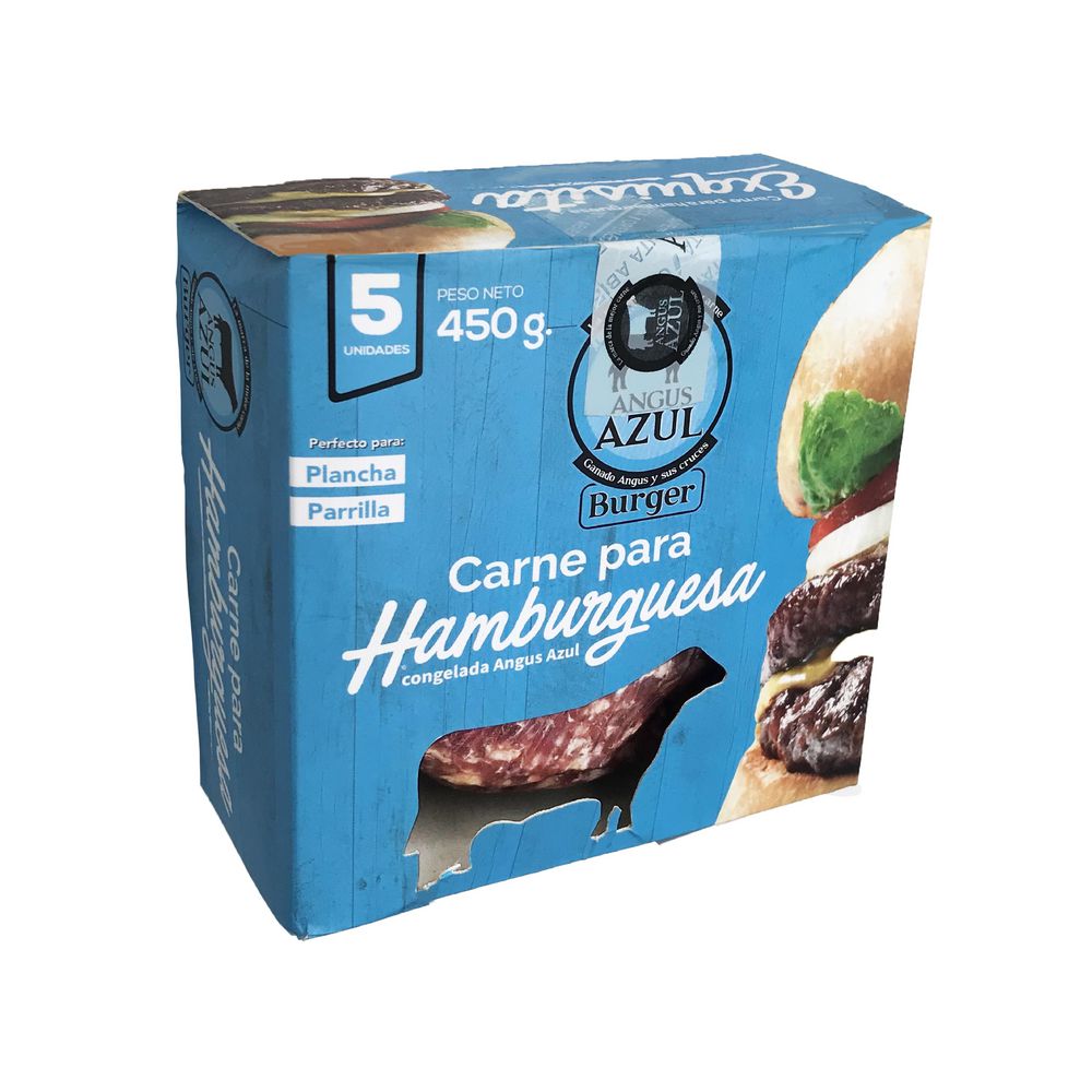 Carne para hamburguesa ABERDEEN azul (5 und)