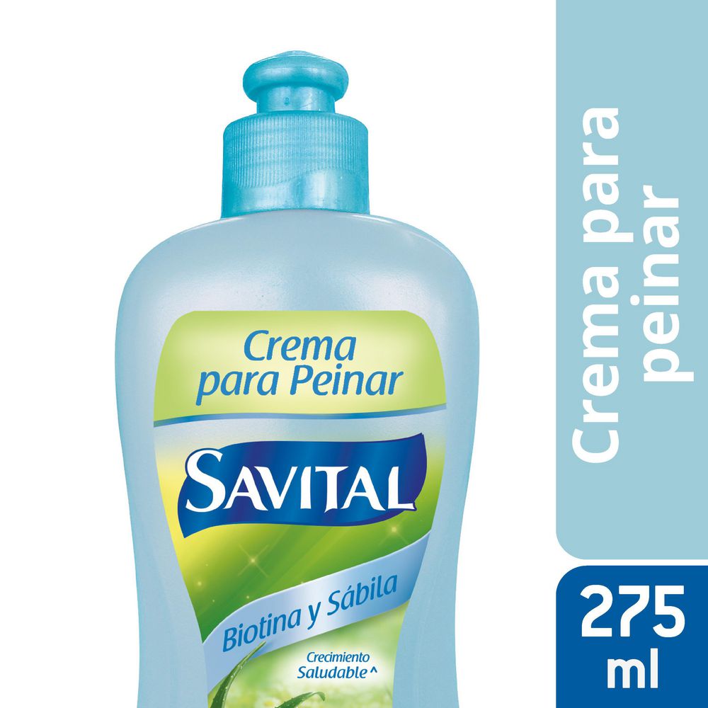 Crema SAVITAL Para Peinar con Biotina (275  ml)