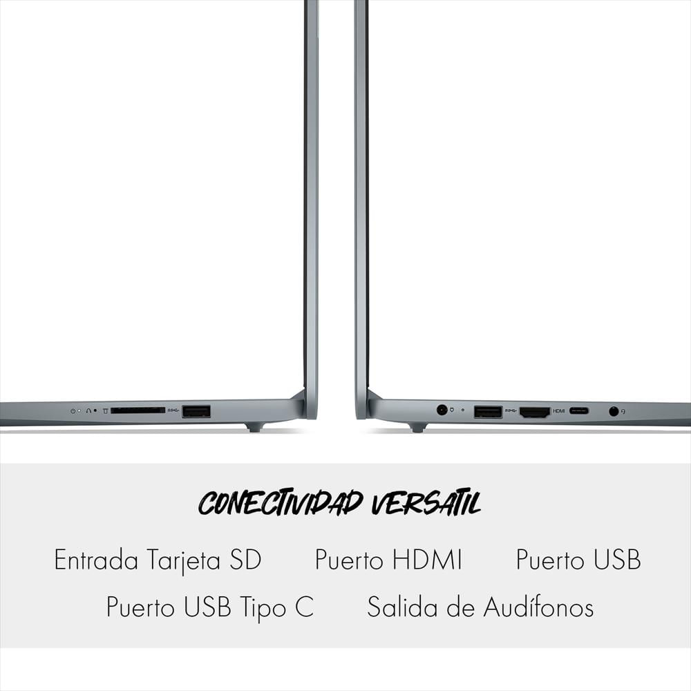 Portátil Lenovo Ip Slim 3 15Irh8 Touch Intel I7 13620H Ram 16Gb Lpddr5 512Gb Ssd Gray img #4