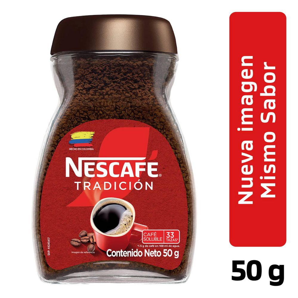 Café instantáneo NESCAFE TRADICIÓN (50 gr)
