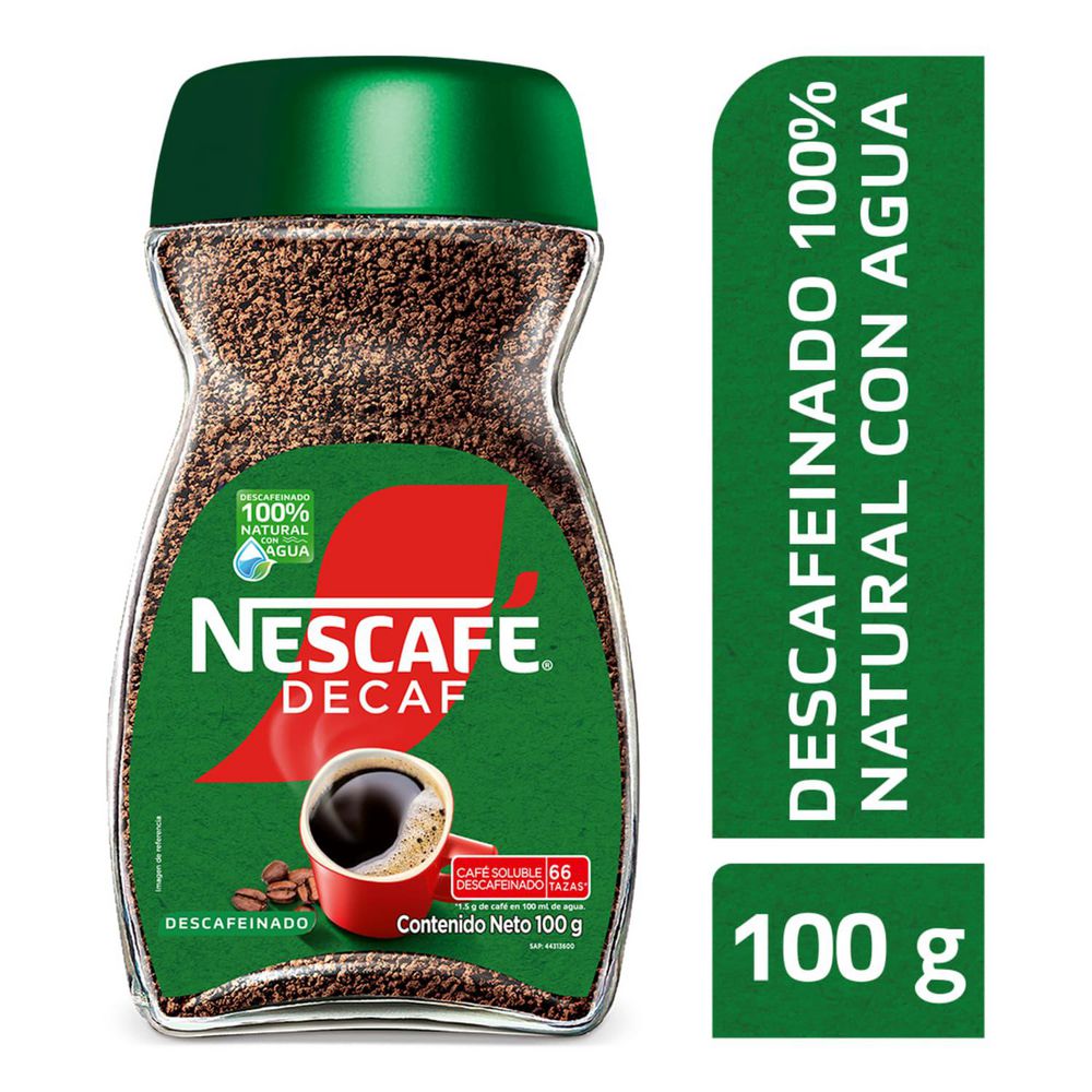Café Descafeinado NESCAFE DECAF instantáneo (100 gr)
