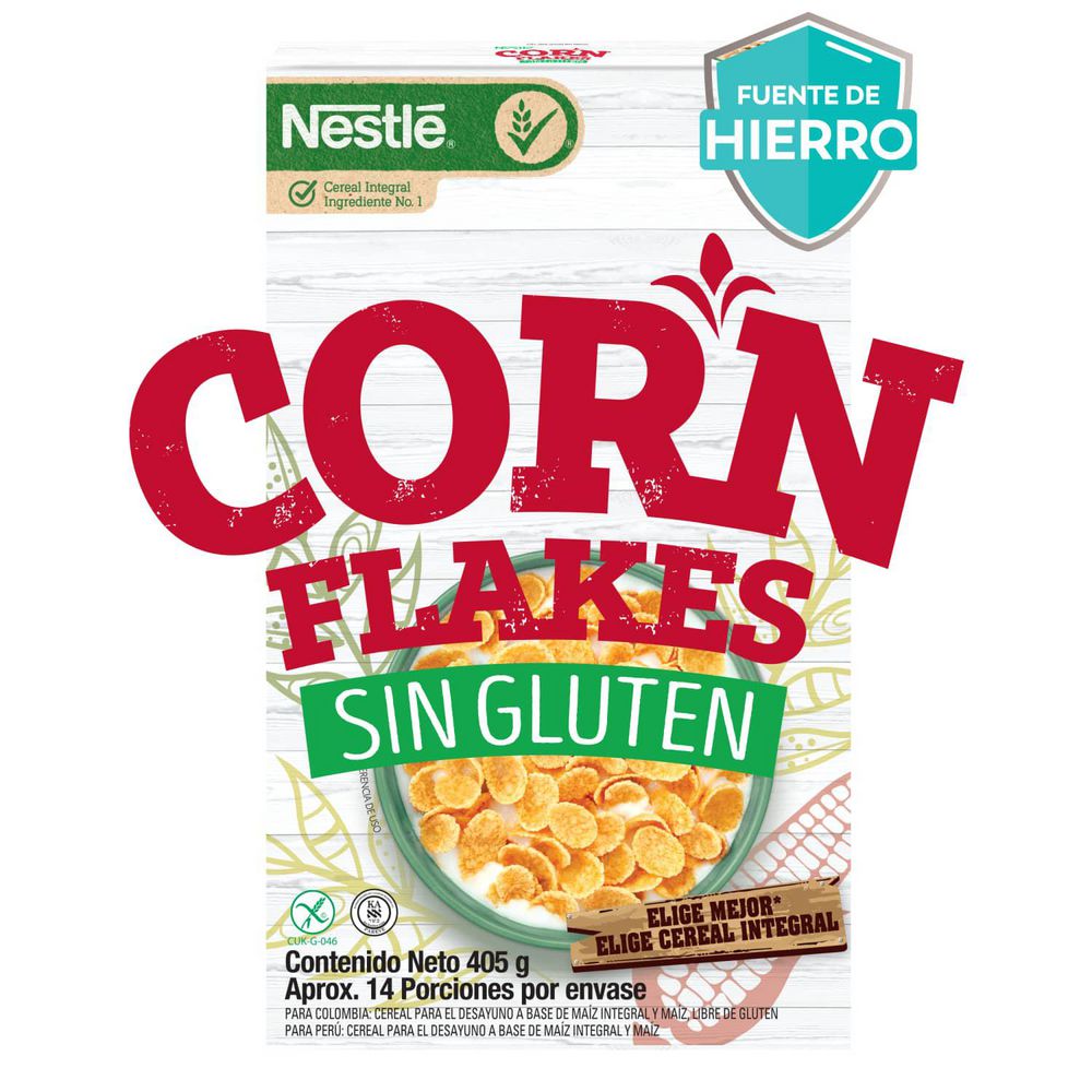 Cereal  NESTLE sin gluten caja (405  gr)