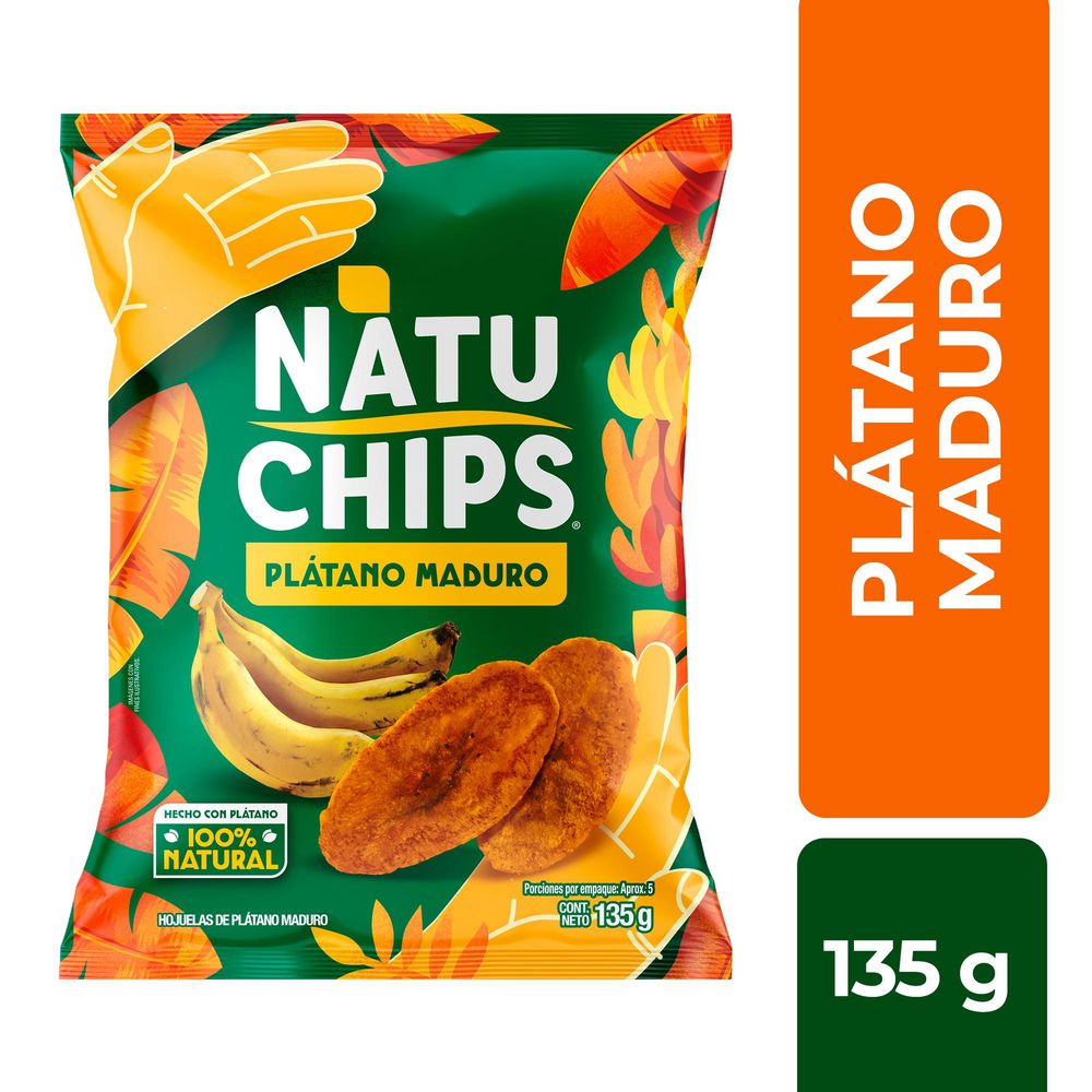 Platanitos NATUCHIPS Maduros (135 gr)