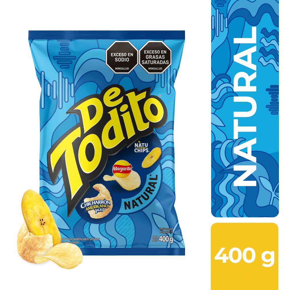 Pasabocas DETODITO Natural (400 gr)