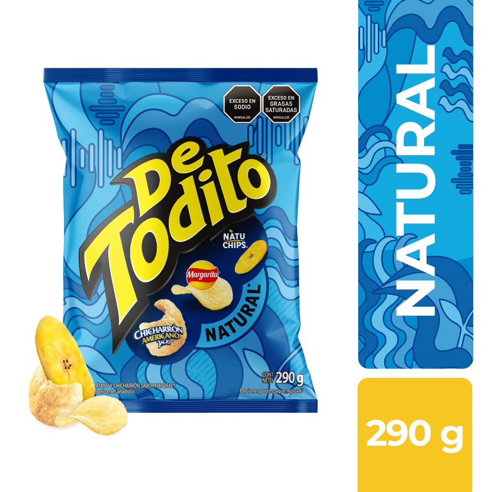Pasabocas DETODITO Natural (290 gr)