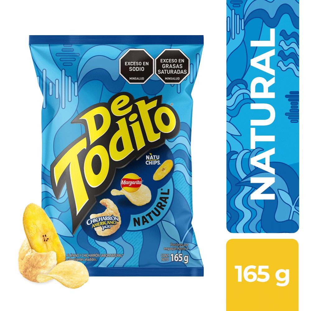 Pasabocas DETODITO Natural (165 gr)