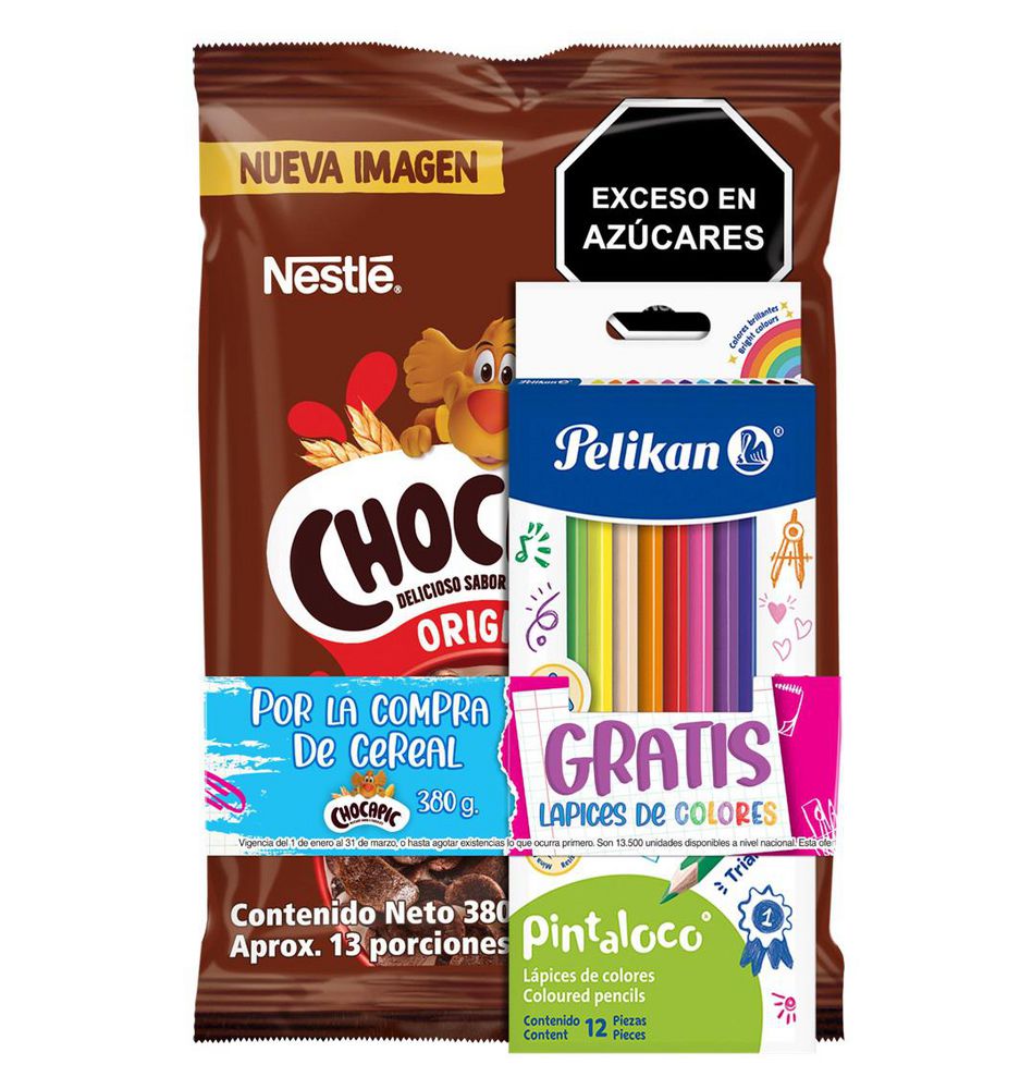 Cereal CHOCAPIC Sabor a Chocolate (380 gr)