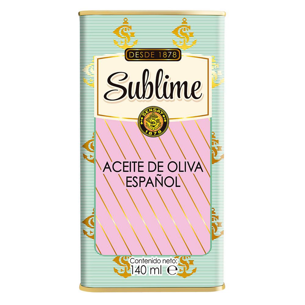 Aceite de oliva SUBLIME MARCA EXCLUSIVA 100% puro (140 ml)