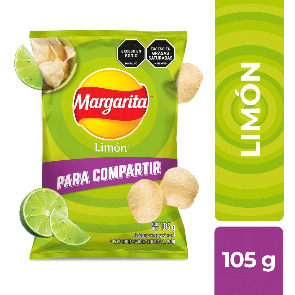 Papas MARGARITA Limón (105 gr)