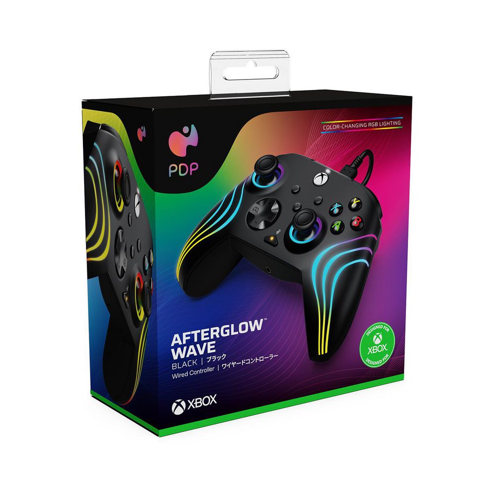 Control Xbox Series X Control Alámbrico  Control Alámbrico Afterglow Wave Negro img #8