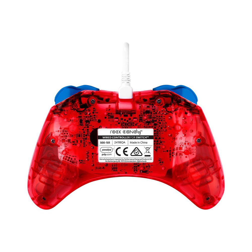 Control Nintendo Switch Control Alámbrico  Control Alámbrico Rock Mario Bros Rojo img #3