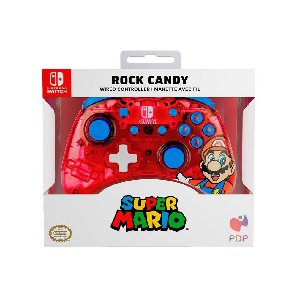 Control Nintendo Switch Control Alámbrico  Control Alámbrico Rock Mario Bros Rojo img #7