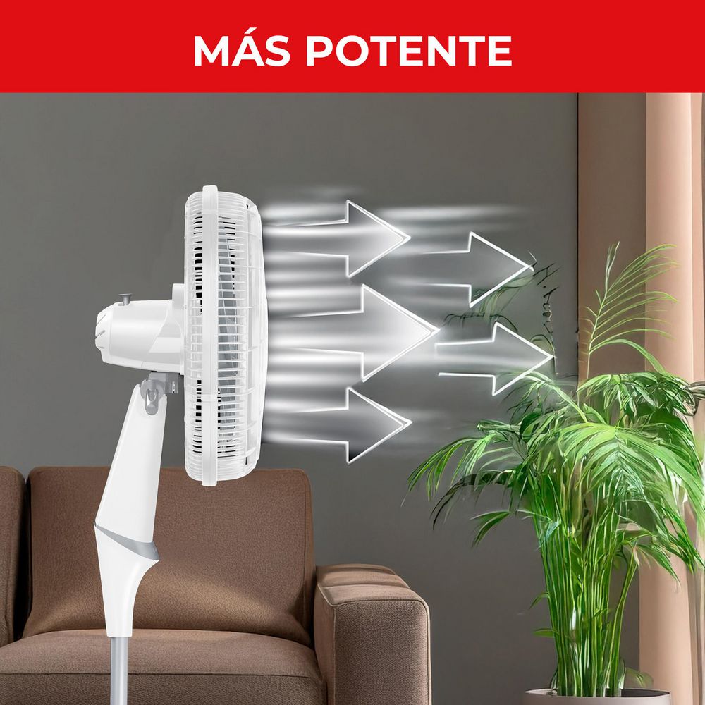 Ventilador 2 En 1 SAMURAI Ultra Silence Force 2 en 1 VE3474I0 Blanco img #4