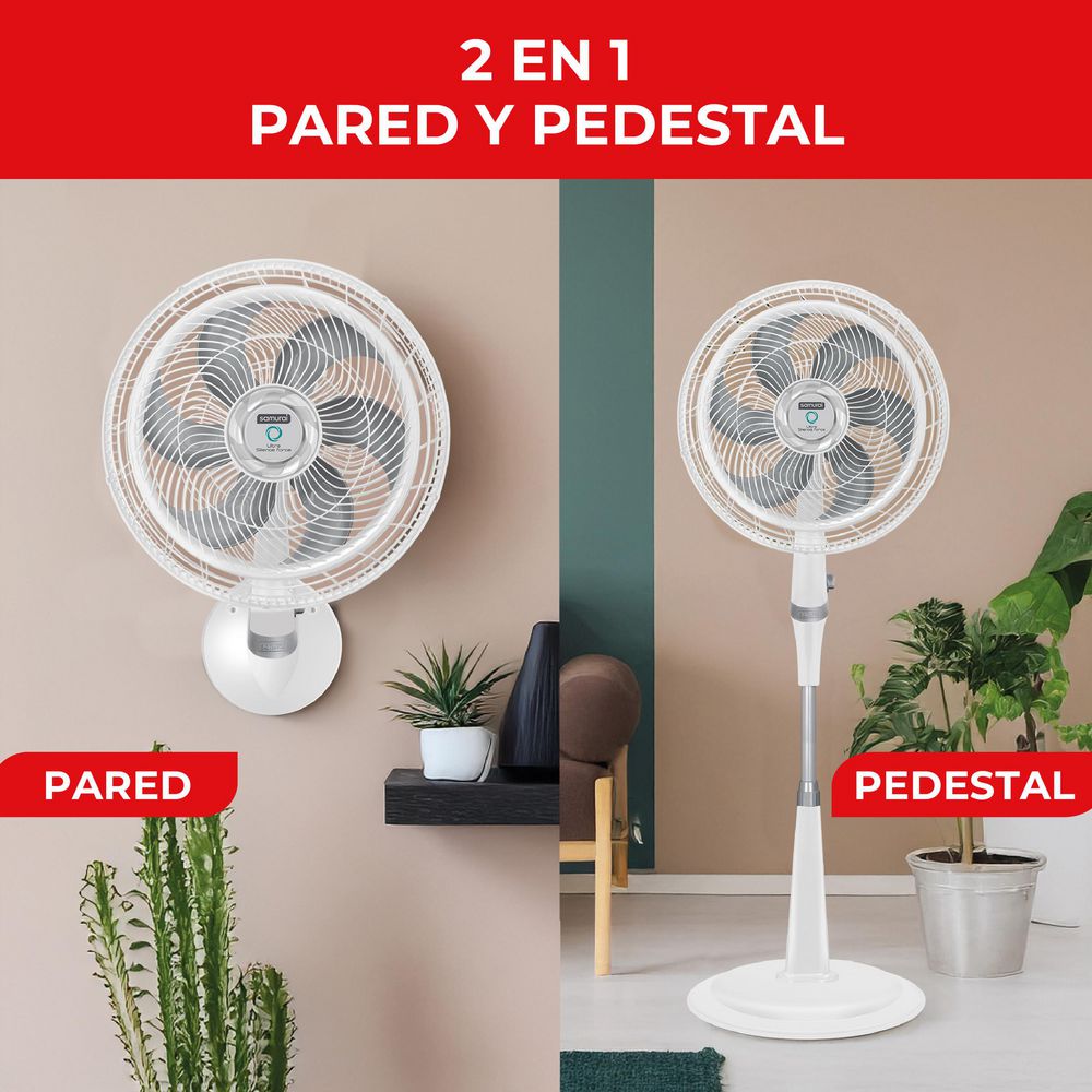 Ventilador 2 En 1 SAMURAI Ultra Silence Force 2 en 1 VE3474I0 Blanco img #5