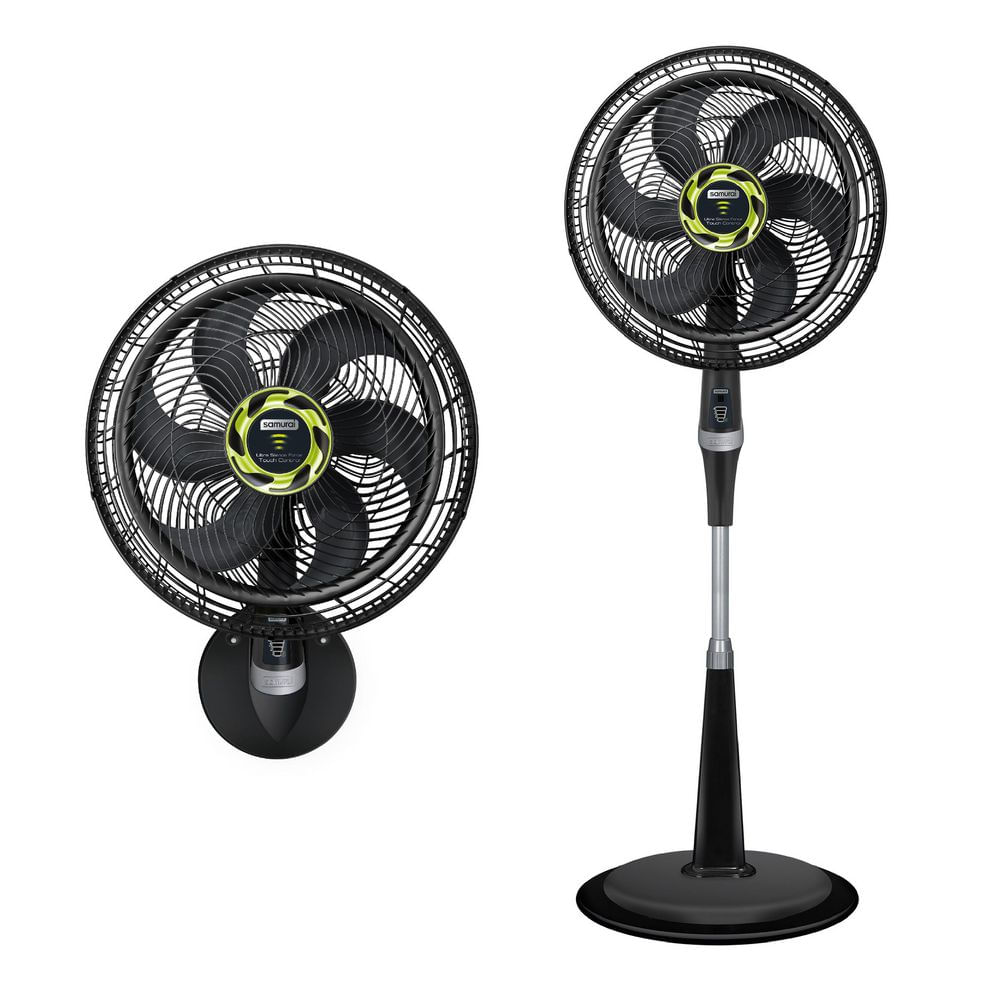 Ventilador 2 En 1 SAMURAI Ultra Silence Force 2 en 1 Control Remoto VE3478I0 Negro