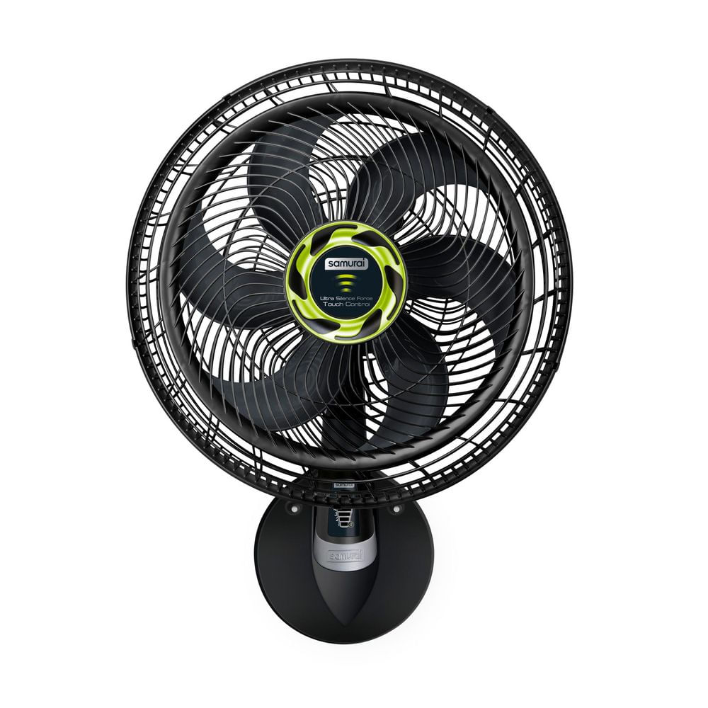 ventilador De Pared SAMURAI Ultra Silence Force Pared Control Remoto VE3458I0 Negro