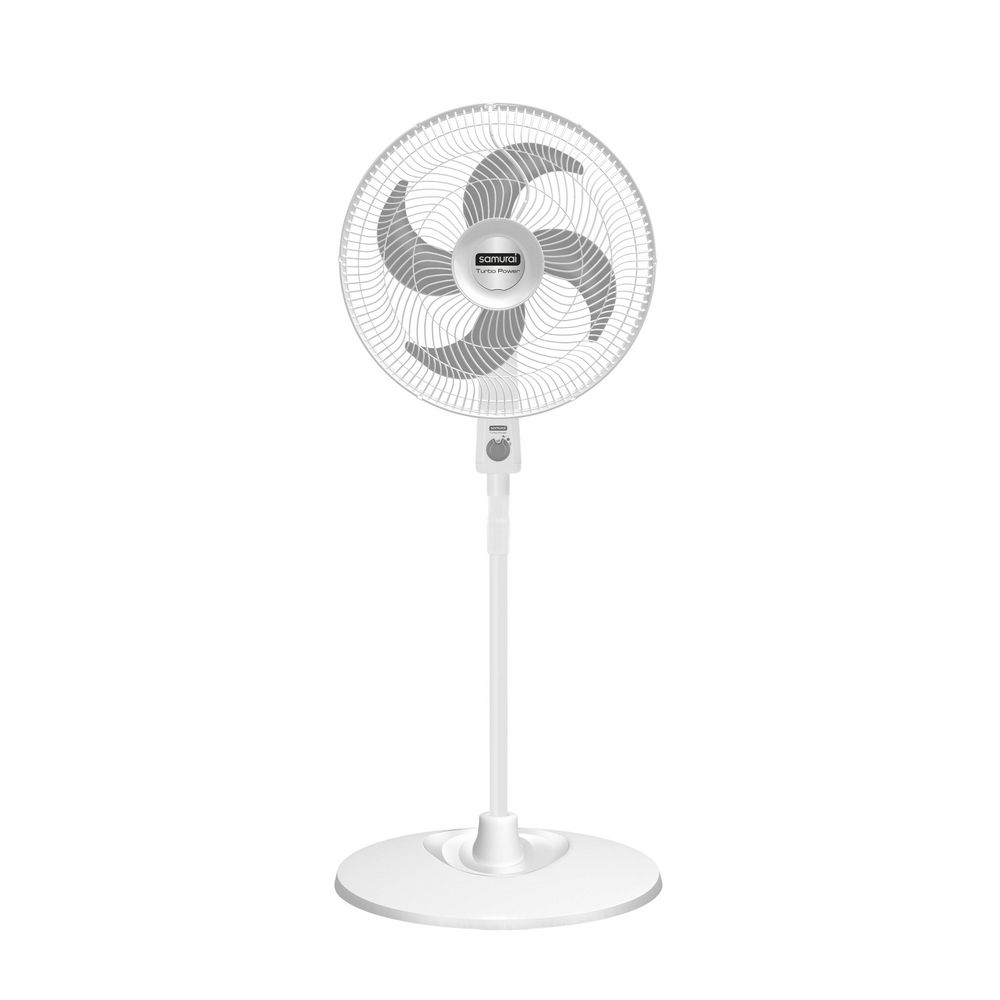Ventilador De Piso SAMURAI Turbo Power Pedestal VE2910I1 Blanco