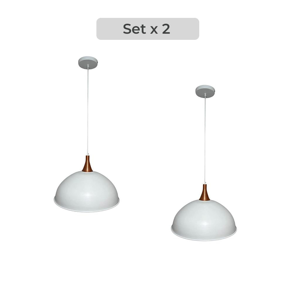Set X2 Lámpara Colgante Decorativa Pd Enia Cónica Estilo Único Para Tu Espacio