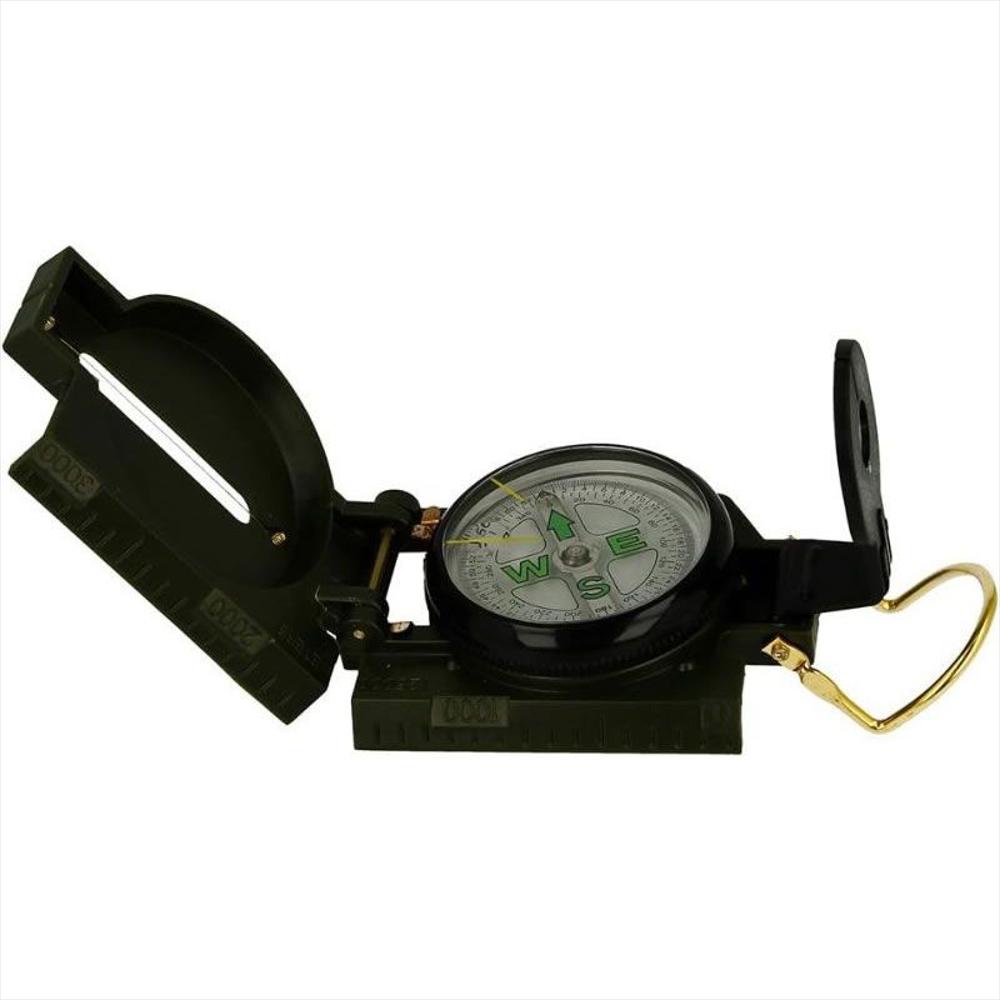 Brujula De Bolsillo Compass Portatil Metalica Camping Pesca img #2