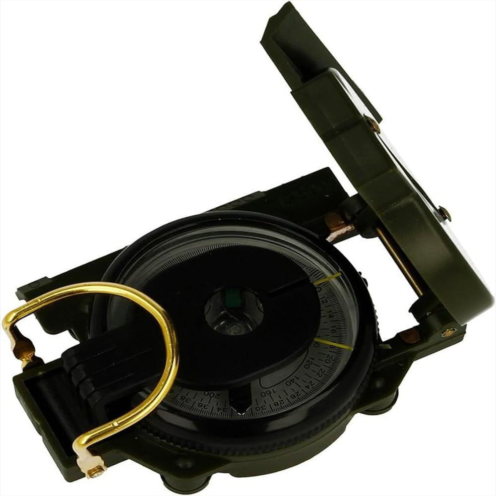 Brujula De Bolsillo Compass Portatil Metalica Camping Pesca img #4