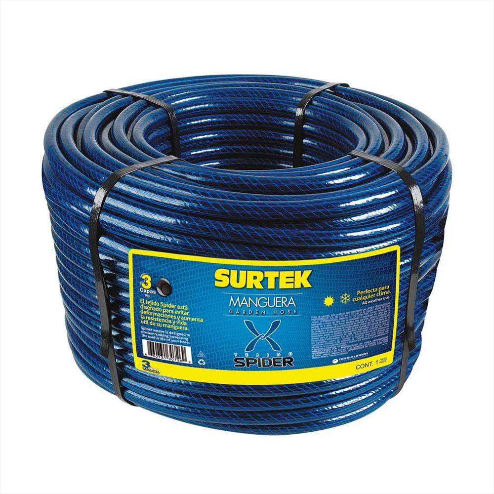 Manguera De Agua Para Jardín 100 M X 1 Pulgadas Spider Surtek