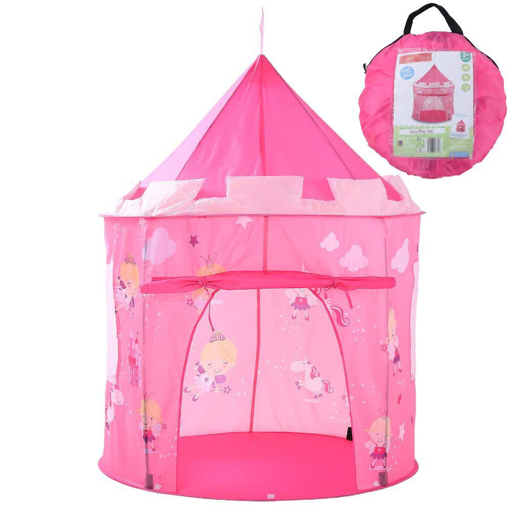 Carpa Castillo Hadas Y Unicornios Niña Casa Jardín img #1