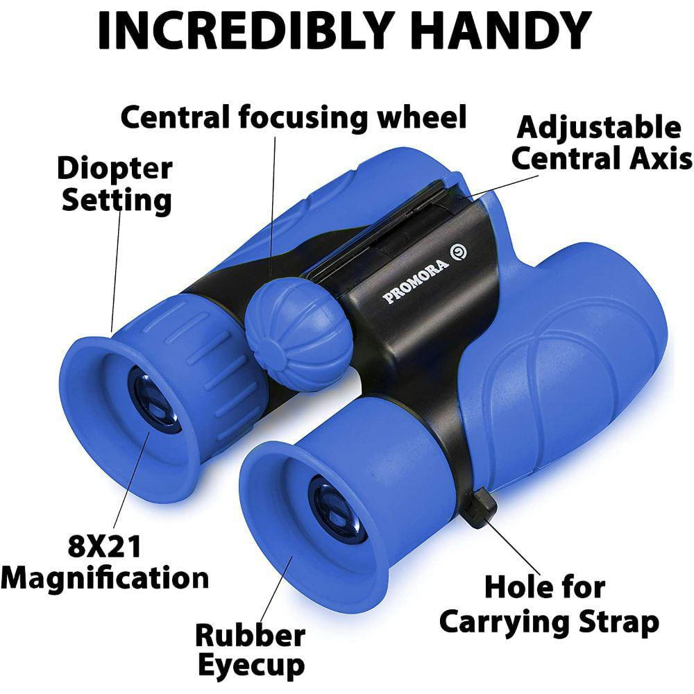 Binoculares Para Niños 8 X 21 Con Lupa Y Brújula img #2