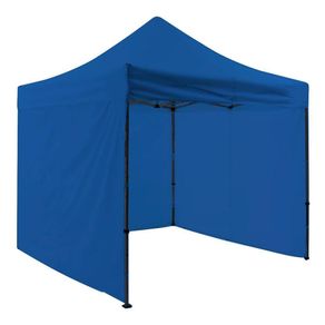 Carpa Toldo 2X2 Paredes Impermeable Plegable Retractil Azul