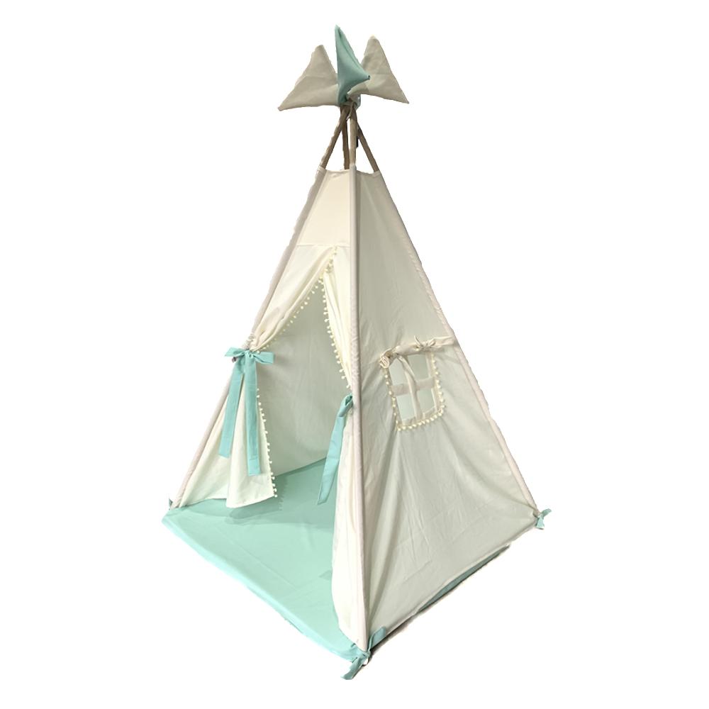 Teepee O Tipi Infantil Carpa Infantil Emilia B Store Beige Verde 1 Inf img #1