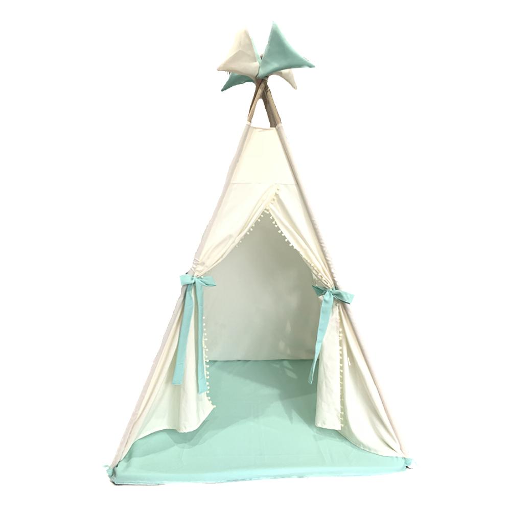 Teepee O Tipi Infantil Carpa Infantil Emilia B Store Beige Verde 1 Inf img #3