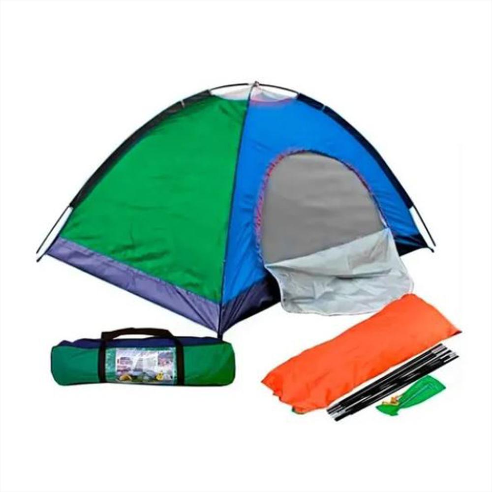 Carpa Camping 6 Personas 2.2X2.5X1.5Mt Impermeable Con Malla