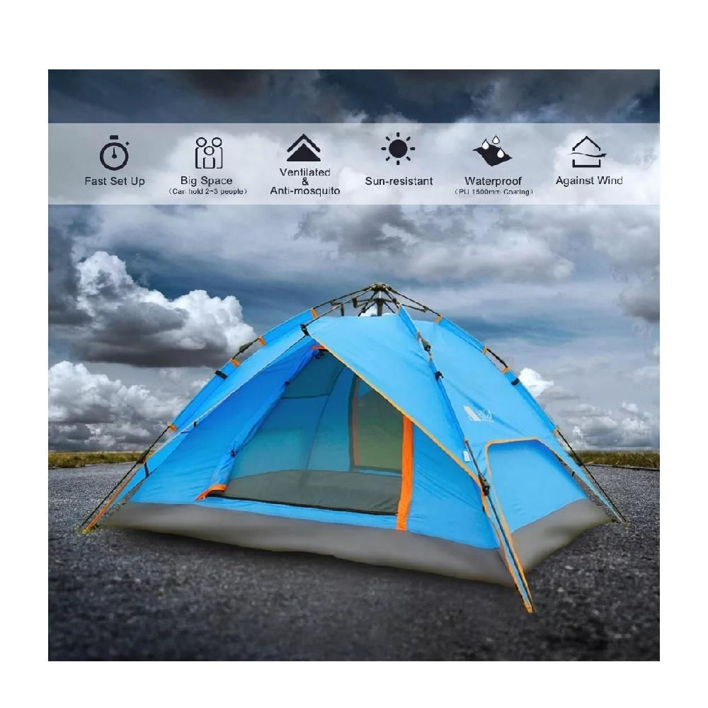 Carpa Camping Automática Impermeable Doble Capa img #4