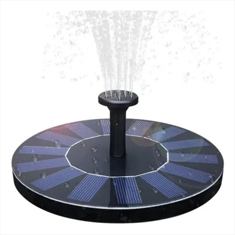 Fuente Solar Flotante + Bomba Agua Jardin Zen Piscina img #1