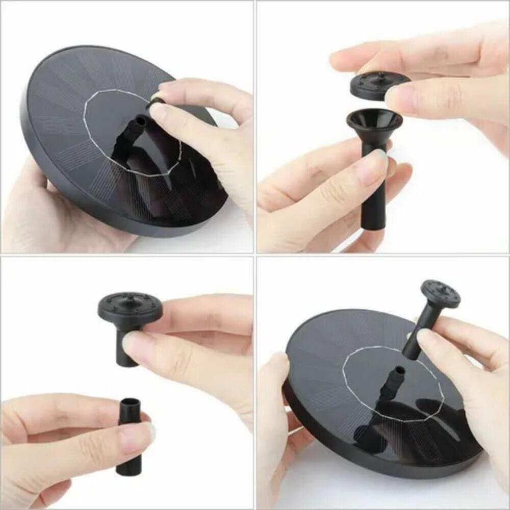 Fuente Solar Flotante + Bomba Agua Jardin Zen Piscina img #3