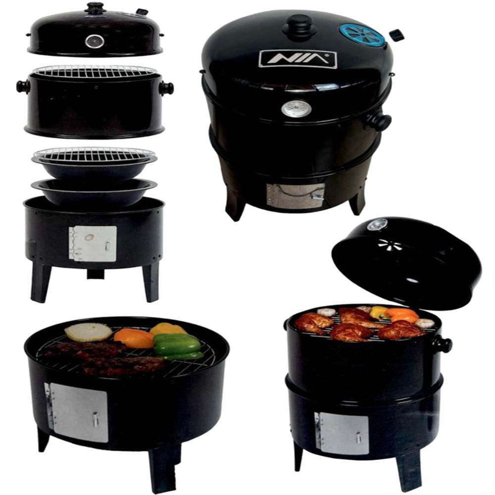 Barril Asador Ahumador Parrilla Portatil 84 * 40 Cm Grande