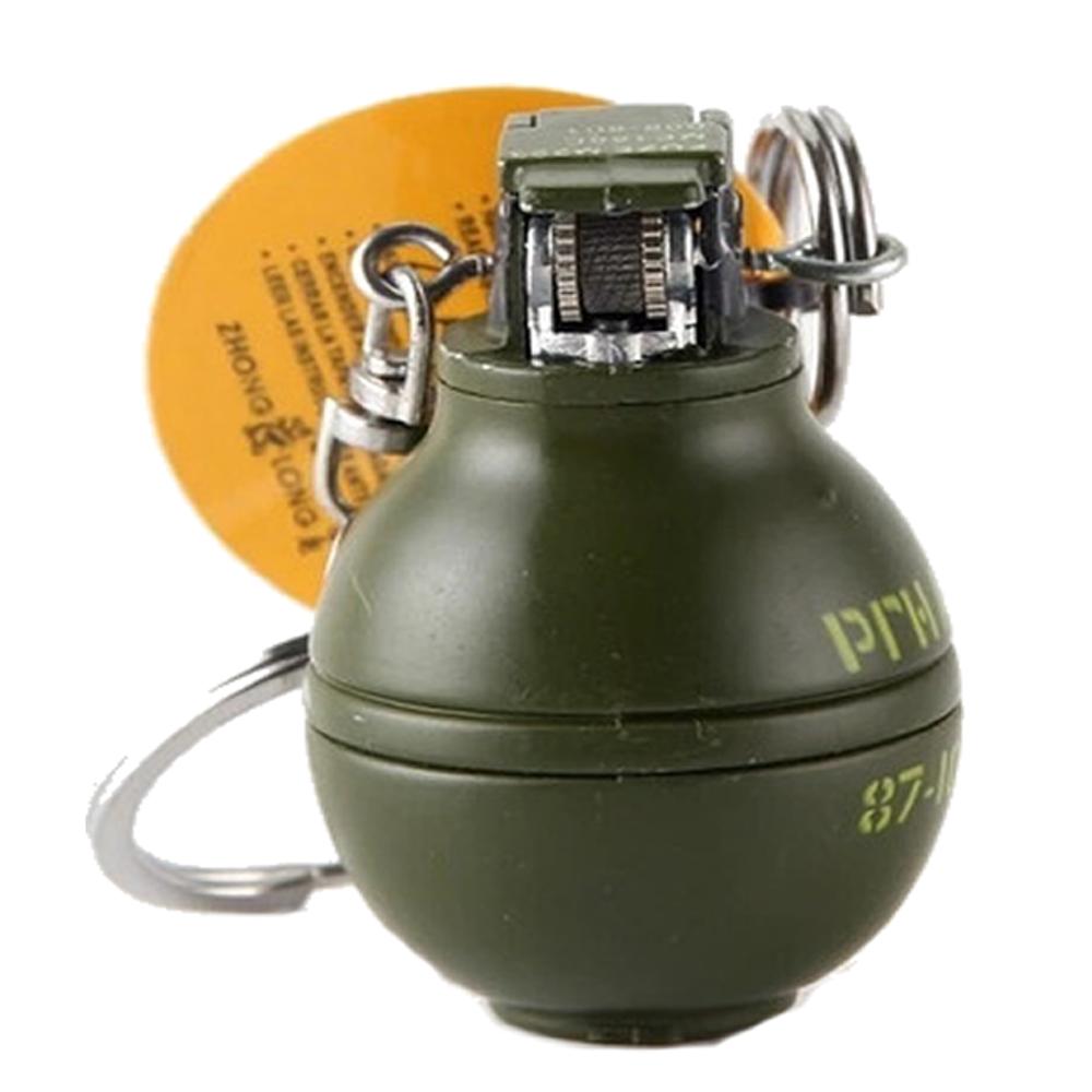 Encendedor Llavero Granada Militar Tactico Camping