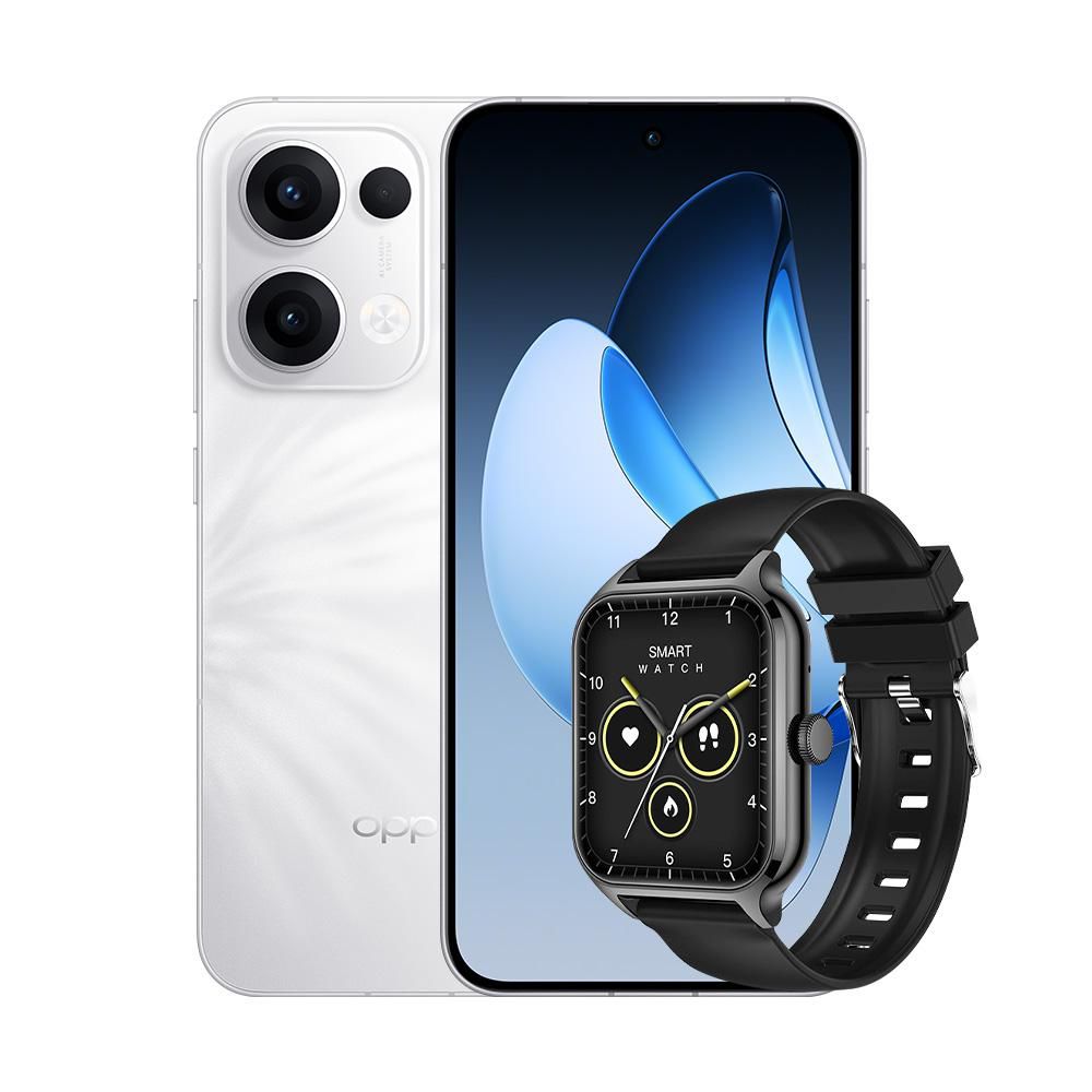 Celular OPPO RENO 13 5G 512 GB 12 GB RAM Blanco + Smartwatch