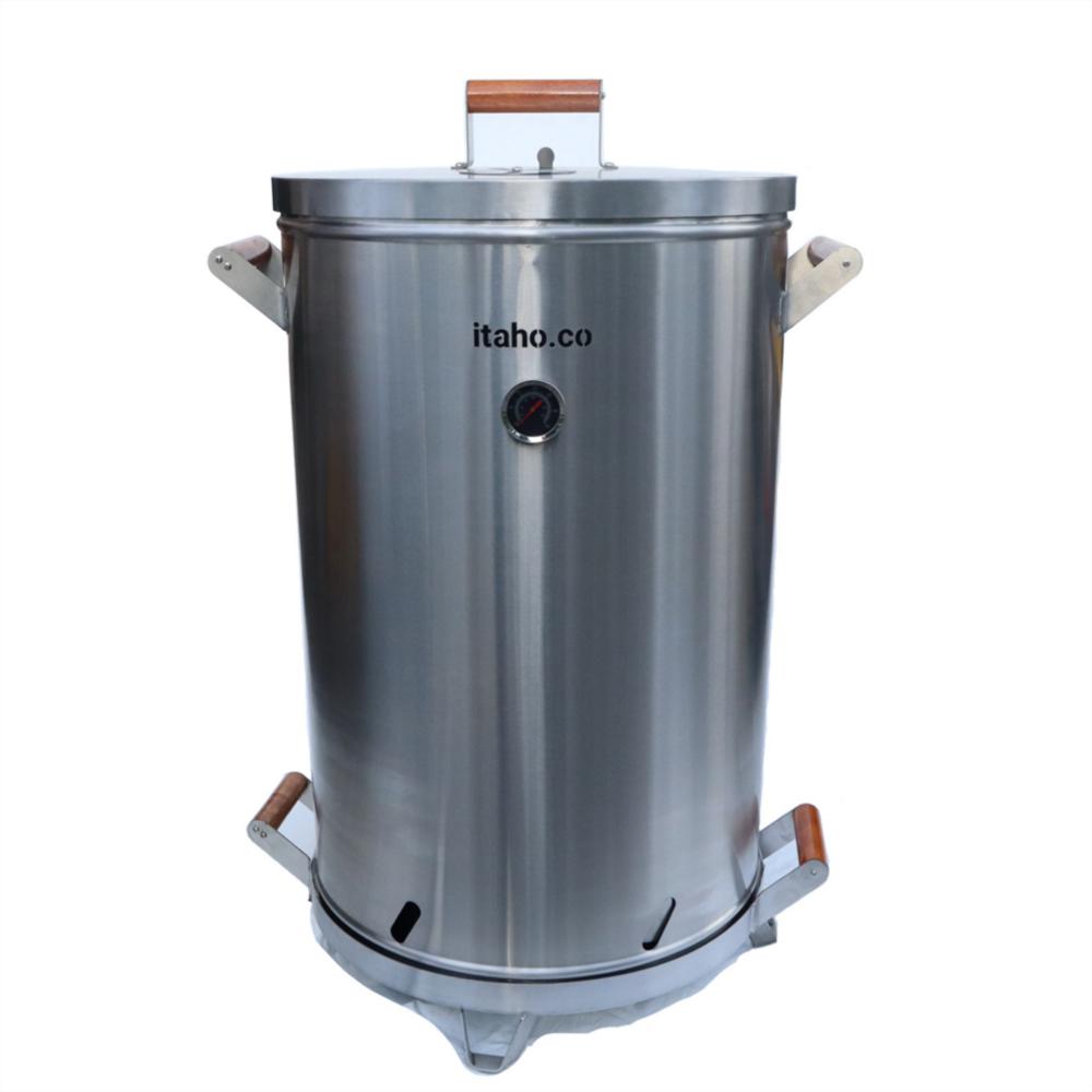 Barril Asador Grande Acero Inoxidable 45 A 50 Libras