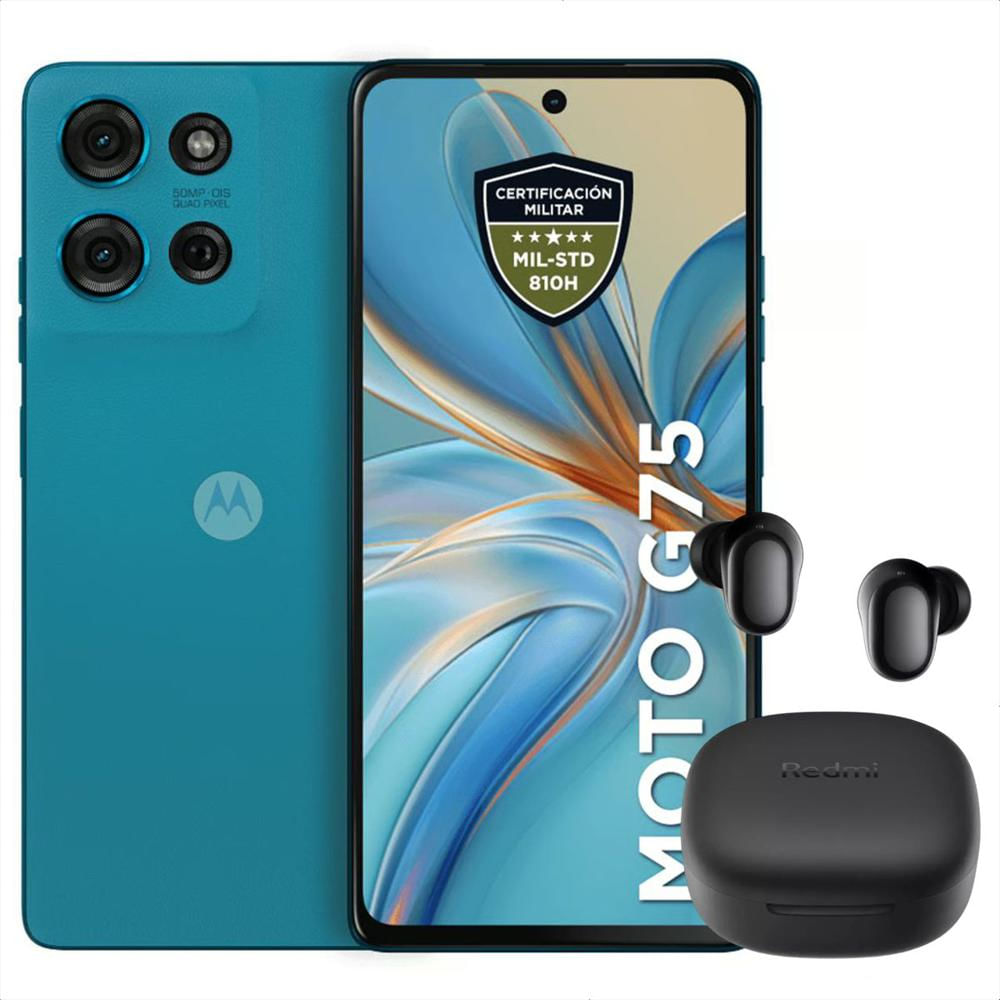 Celular Motorola Moto G75 5G 256Gb /8Gb Azul + Buds 6 Play